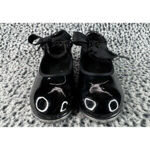 Girls Black Capezio Tele‎ Tone Jr Tap Shoes 12